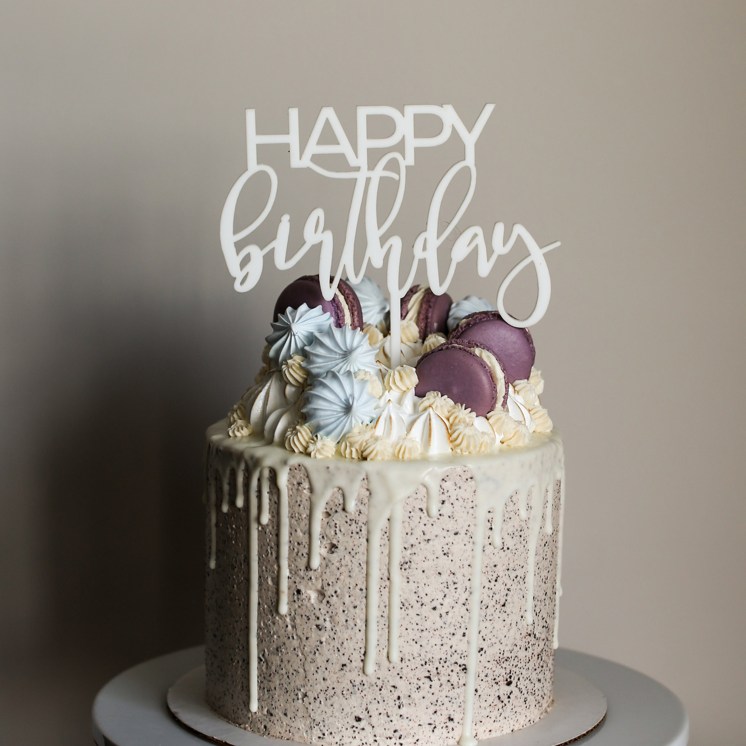 Images Of Happy Birthday Cakes
 Happy Birthday Cake Topper – Love Plus Design