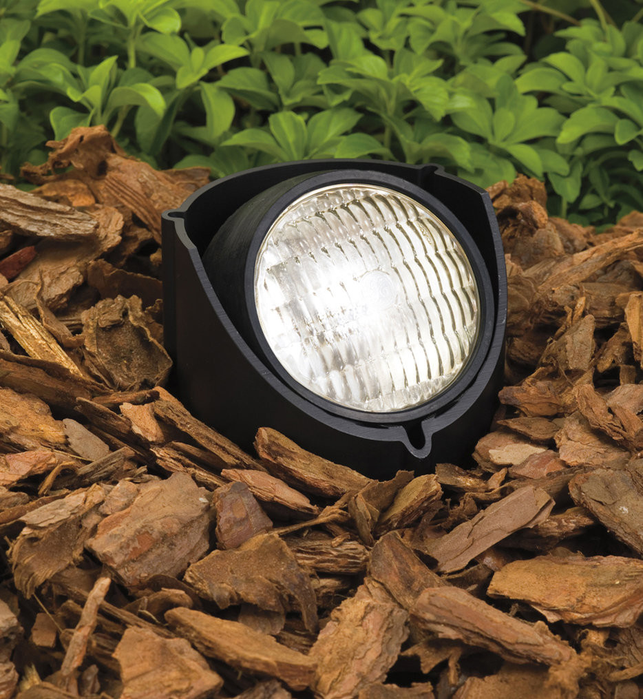 In Ground Landscape Lighting
 Lamps Kichler BK Landscape Black In Ground Light