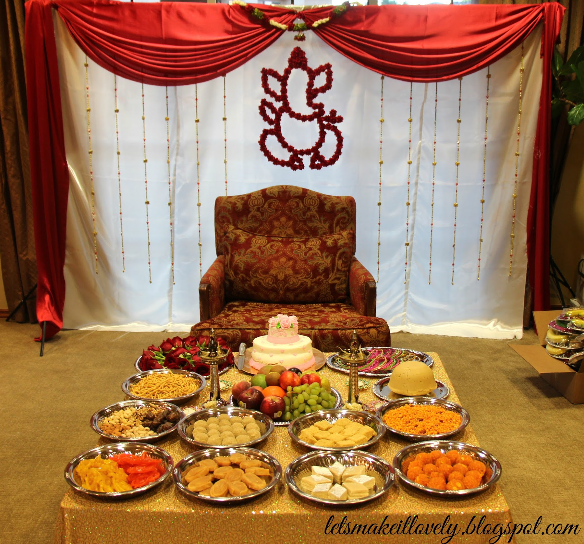 Indian Baby Shower Decoration Ideas
 Let s make it lovely Sreemantham Decoration South Indian