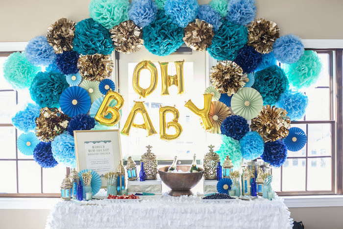 Indian Baby Shower Decoration Ideas
 Kara s Party Ideas Indian Inspired Baby Shower