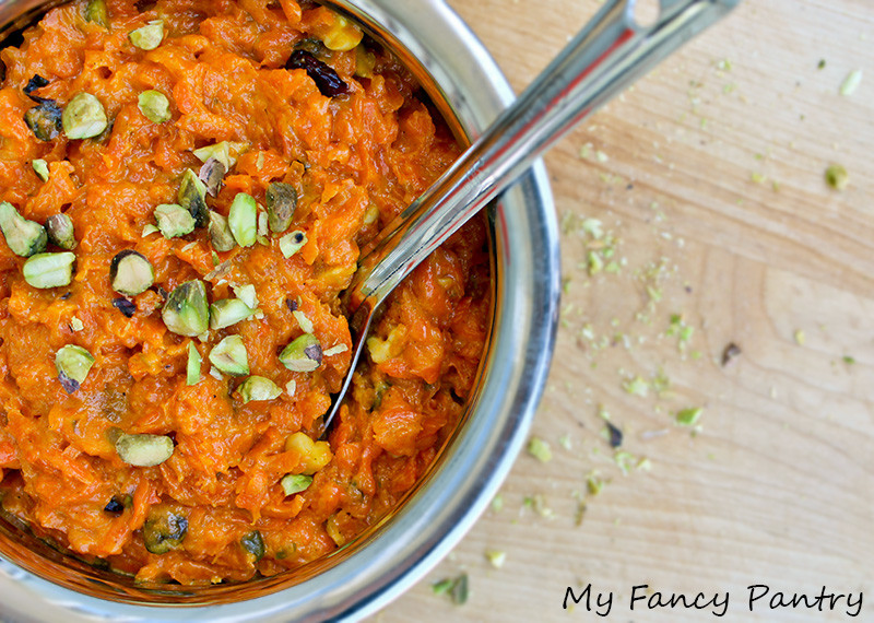 Indian Carrot Pudding
 Gajar Halwa Indian Sweet Carrot “Pudding”