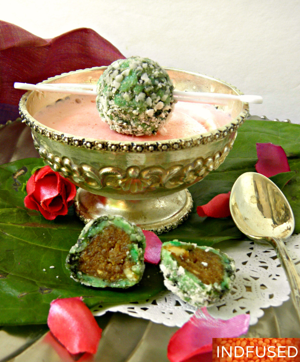 Indian Fusion Recipes
 Paan Truffles with Gulkand Centers – Indian and Indian