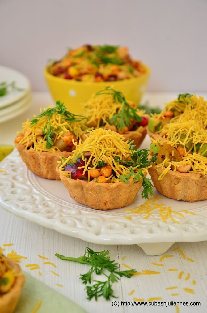 Indian Fusion Recipes
 Fruity Tart Chaat Recipe