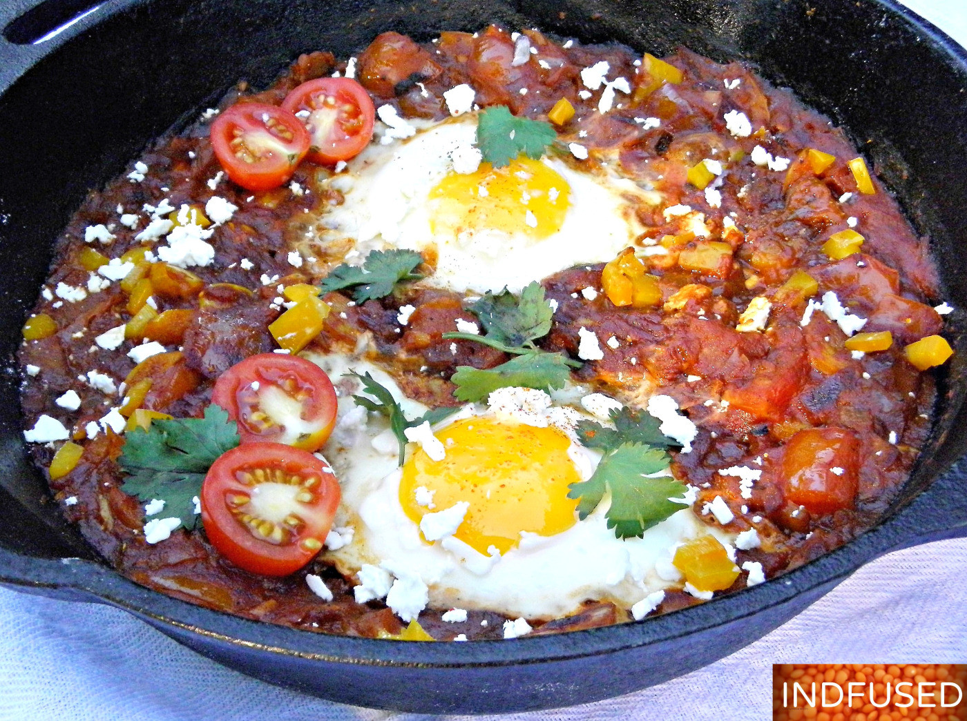 Indian Fusion Recipes
 Masala Shakshuka – Indian and Indian Fusion Cooking in America