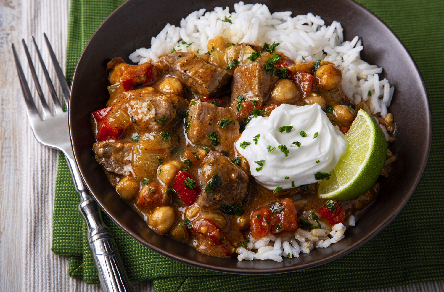 Indian Lamb Stew
 Slow Cook Spiced Indian Lamb Stew