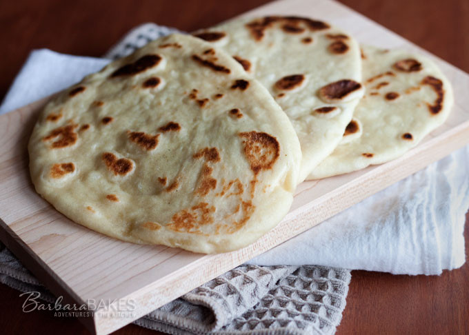 Indian Naan Bread
 Easy To Make Naan Indian Flatbread Recipe