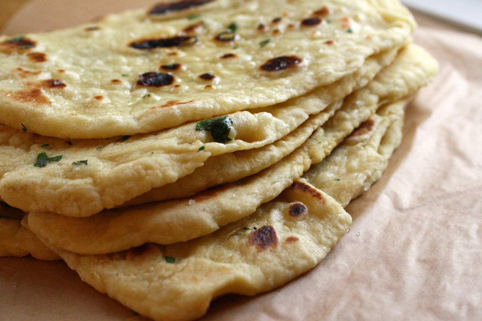 Indian Naan Bread
 Homemade Naan Bread Saving Room for Dessert