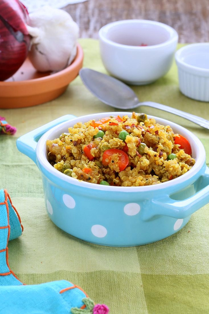 Indian Quinoa Recipes
 South Indian Quinoa with Tamarind & Pumpkin Vegan Richa
