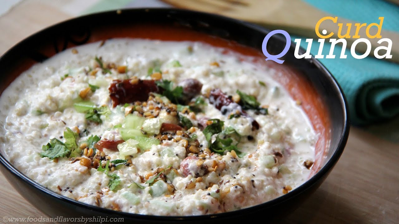 Indian Quinoa Recipes
 Curd Quinoa Indian Style Quinoa Recipe