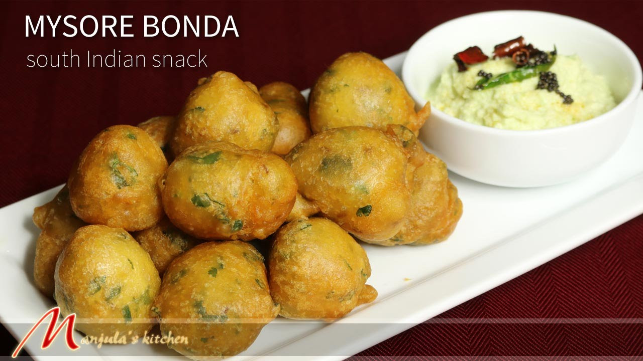 Indian Snack Recipes
 Mysore Bonda South Indian Snack Recipe by Manjula