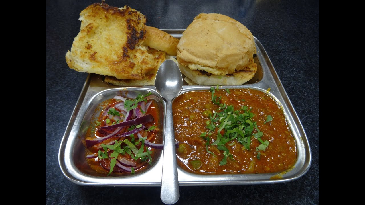 Indian Street Food Recipes
 Pav Bhaji Restaurant Recipe Indian Street Food Mumbai