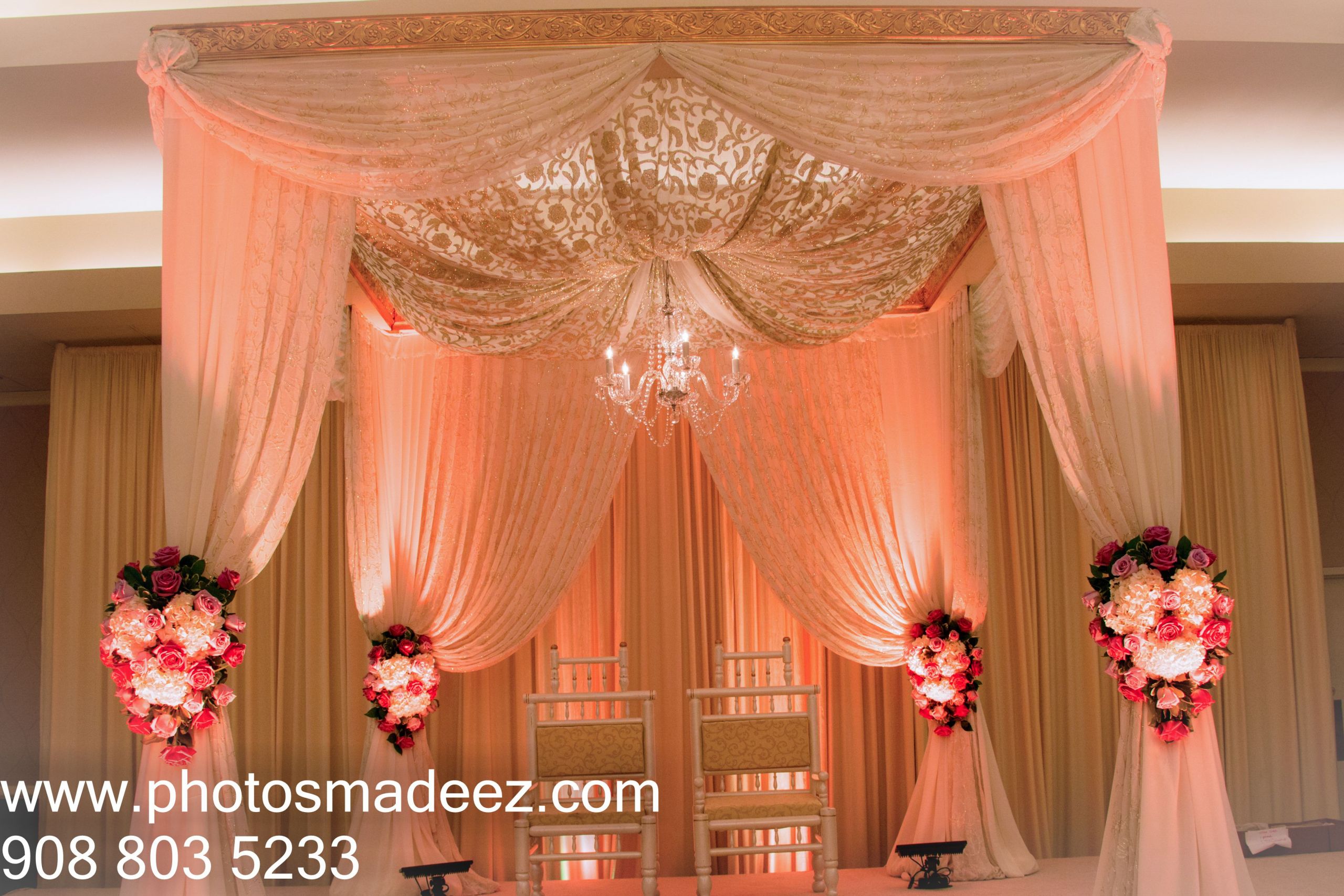 Indian Wedding Decorators Nj
 Mandap for Wedding at Sheraton Parsippany NJ Punjabi