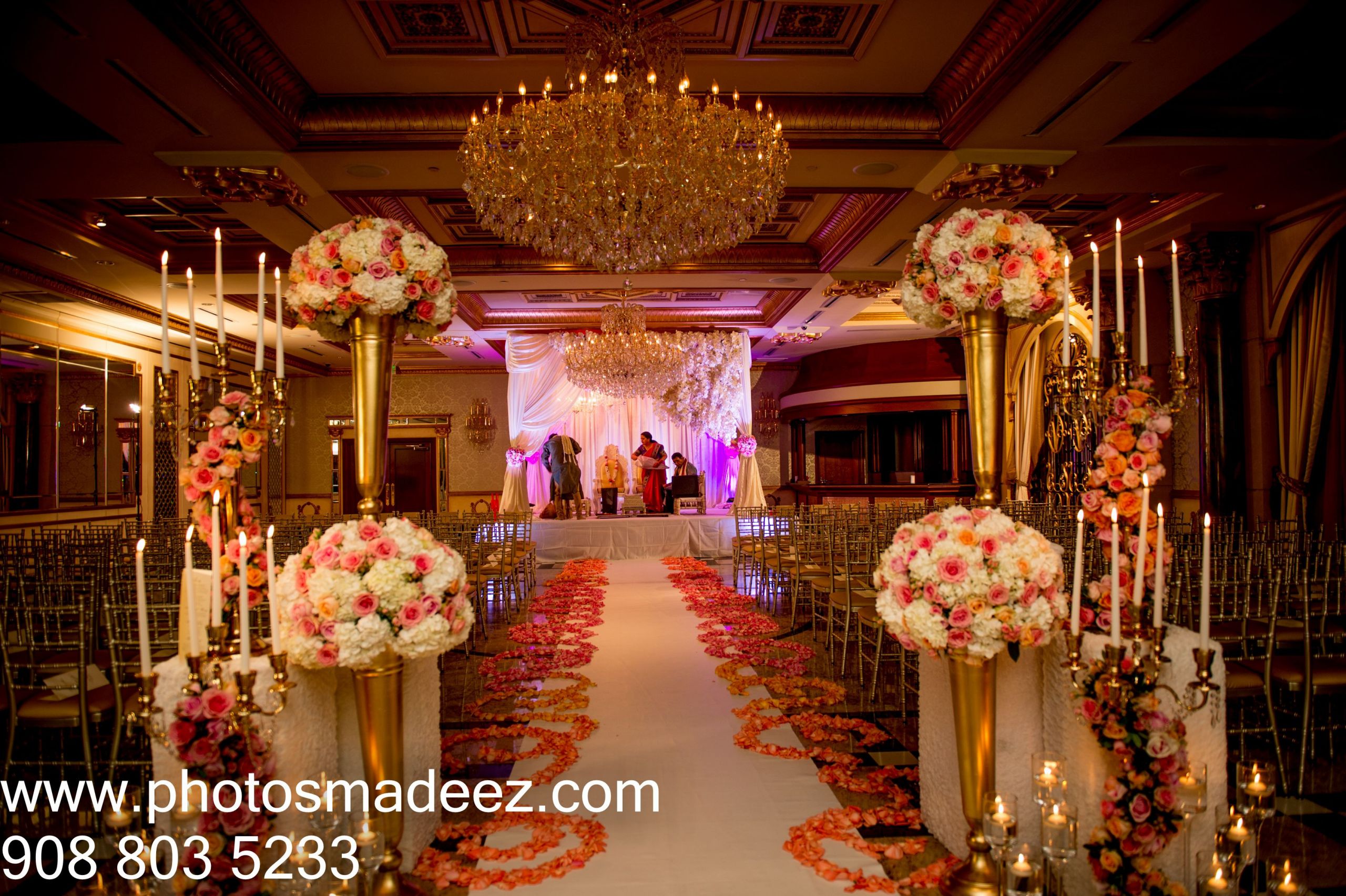 Indian Wedding Decorators Nj
 Wedding Reception Decor at The Venetian NJ Indian