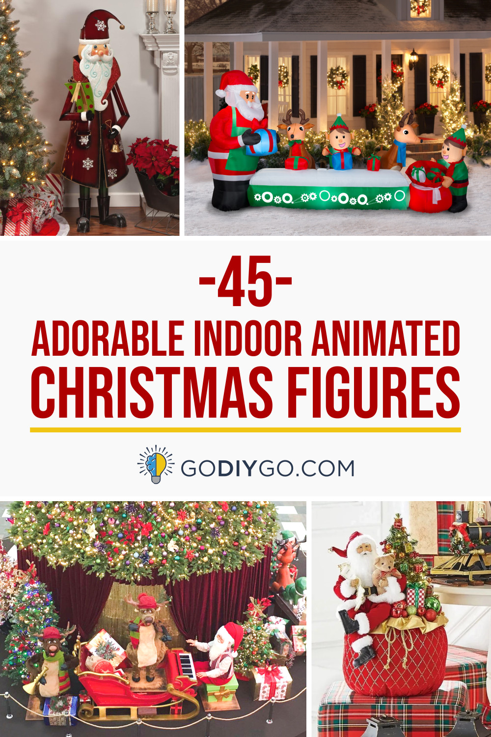 Indoor Animated Christmas Figures
 45 Adorable Indoor Animated Christmas Figures GODIYGO