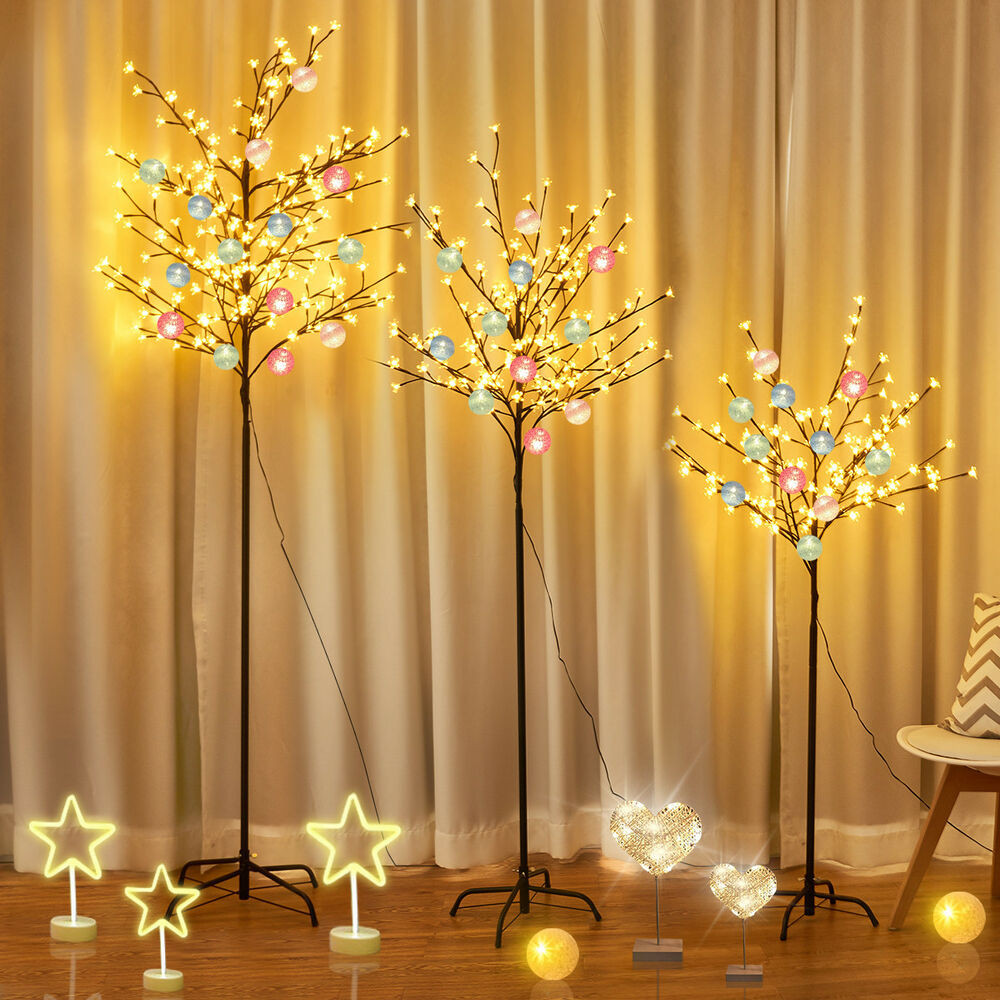 Indoor Led Christmas Tree Lights
 Warm White LED Lights Christmas Xmas Cherry Blossom Tree