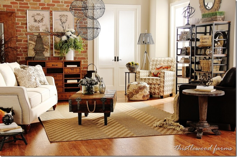 Industrial Farmhouse Living Room
 Industrial Farmhouse Decorating Thistlewood Farm