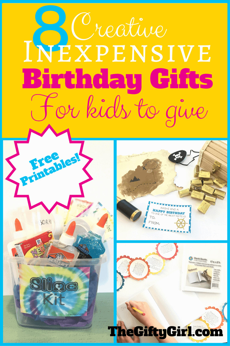 Inexpensive Birthday Gifts
 8 Creative Inexpensive birthday ts for kids to give