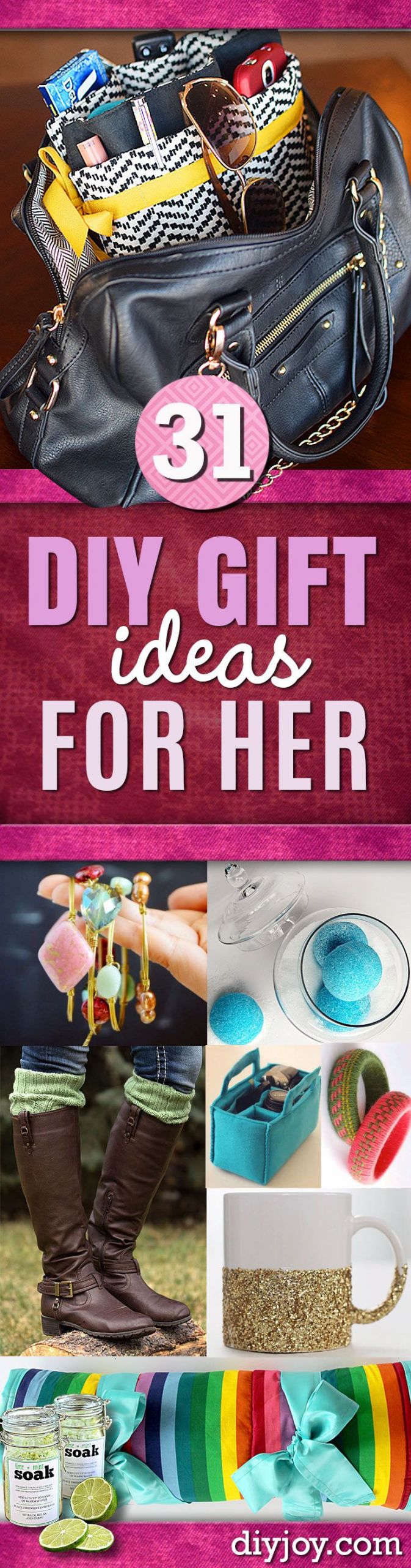 Inexpensive Birthday Gifts For Her
 DIY Gift Ideas for Her