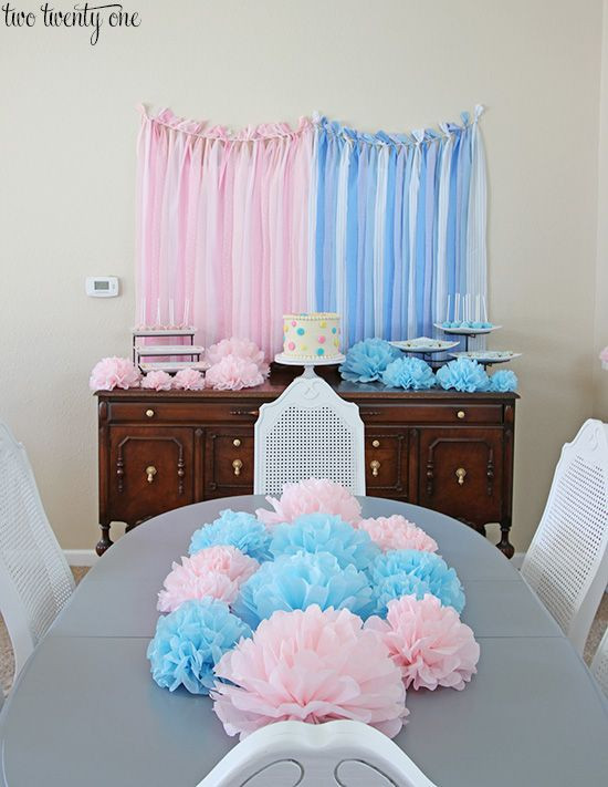 Inexpensive Gender Reveal Party Ideas
 Gender Reveal Party