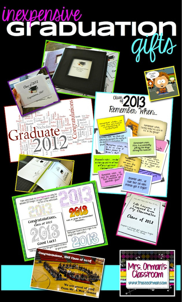 Inexpensive Graduation Gift Ideas
 Mrs Orman s Classroom Ten Thoughtful and Inexpensive