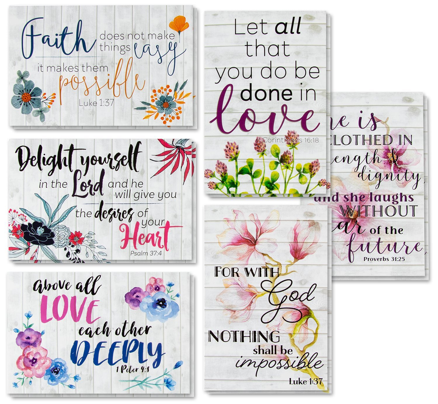 Inspirational Quote Card
 Inspirational Quote Cards 60 Pack Inspiring Religious