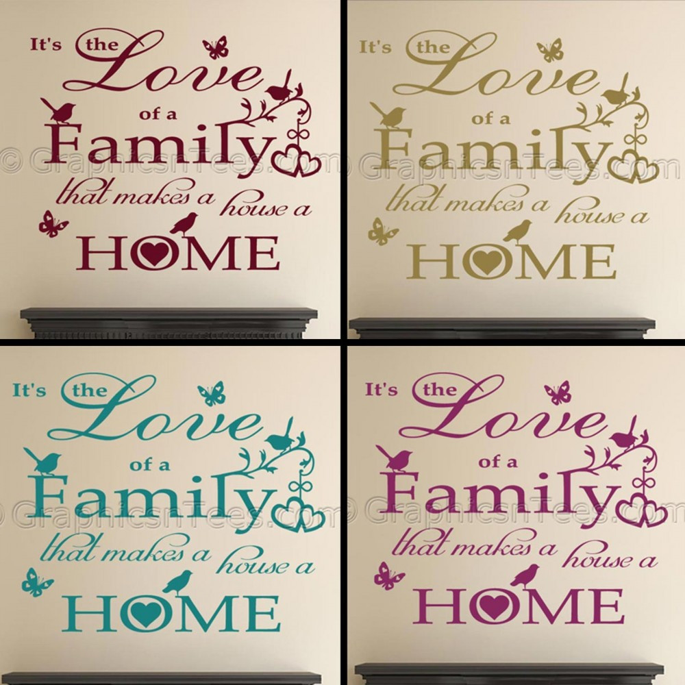 Inspirational Quotes Family Love
 Love of Family Makes a House a Home Inspirational Family