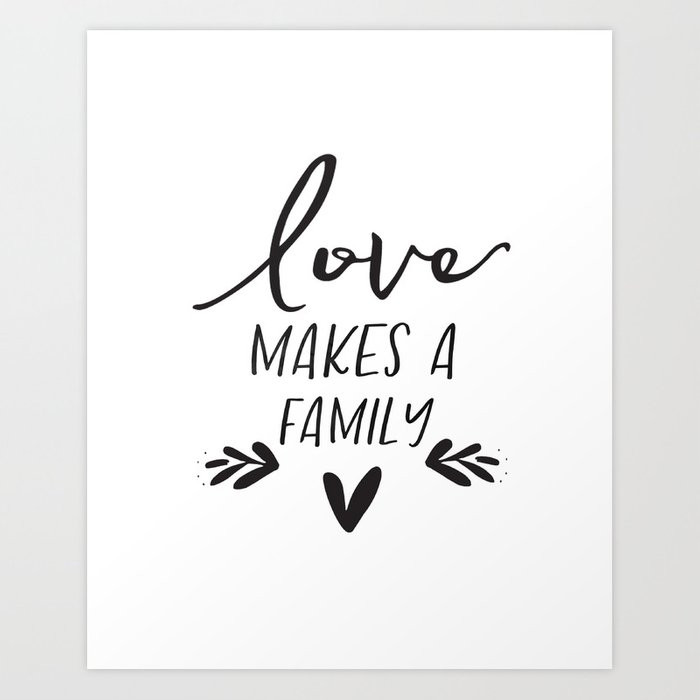 Inspirational Quotes Family Love
 Love makes a family House warming t Inspirational