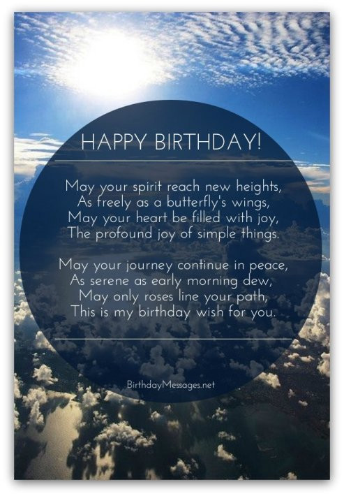 Inspirational Quotes For Birthday
 Inspirational Birthday Poems Unique Poems for Birthdays