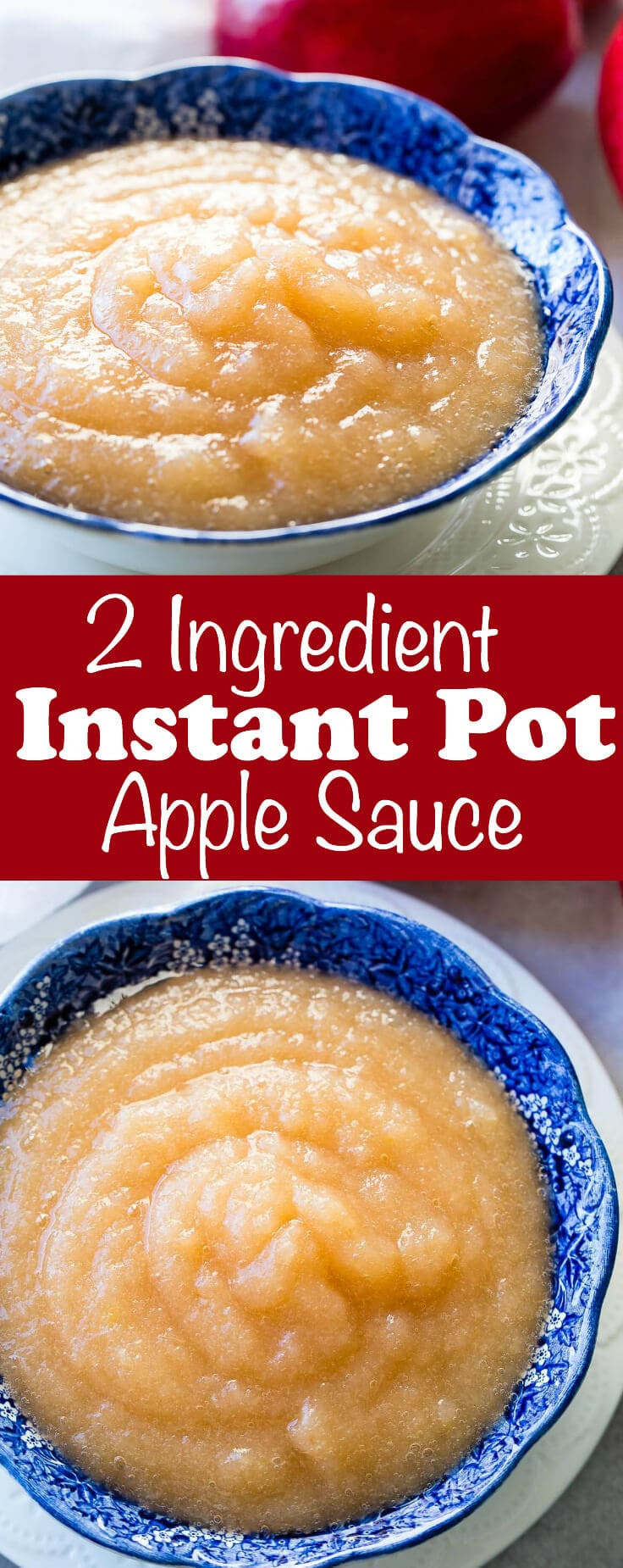 Instant Pot Applesauce Recipe
 2 Ingre nt Instant Pot Applesauce Unsweetened Oh