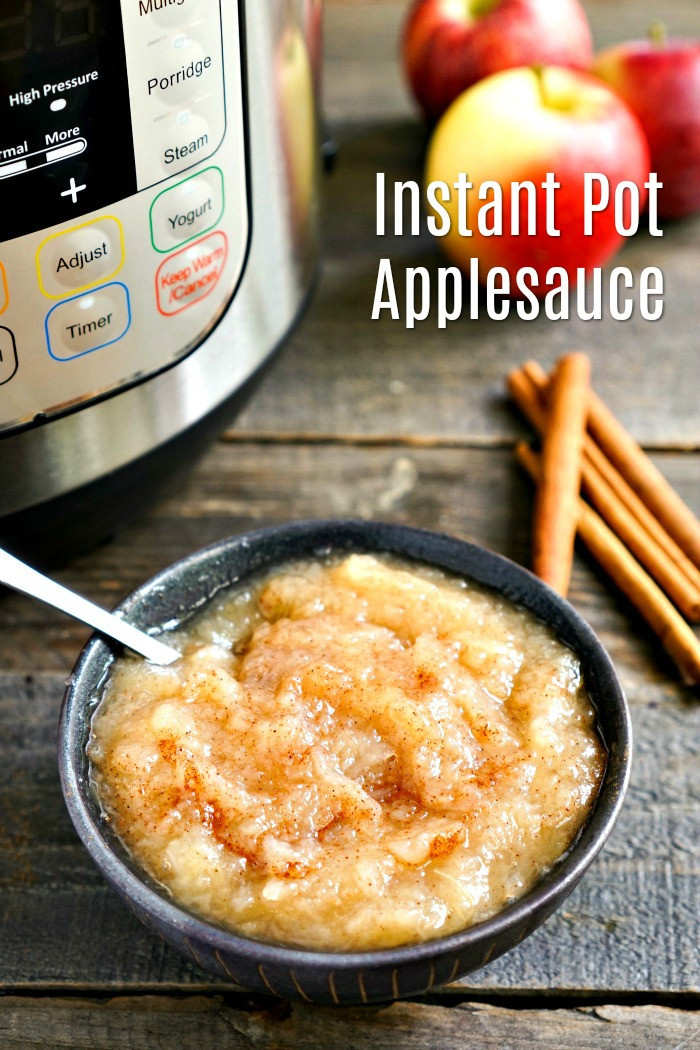 Instant Pot Applesauce Recipe
 Instant Pot Applesauce The Easiest Homemade Applesauce