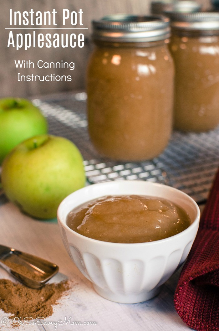 Instant Pot Applesauce Recipe
 Instant Pot Applesauce Recipe with Canning Instructions