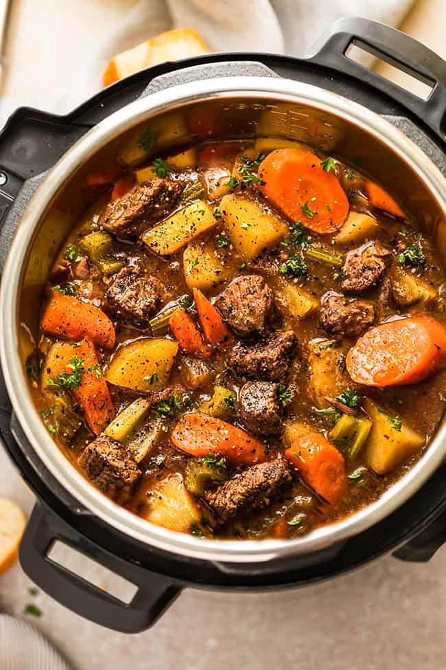 Instant Pot Meat Recipes
 Easy Instant Pot Beef Stew Recipe
