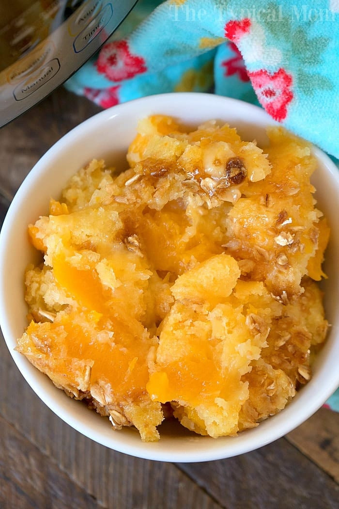 Instant Pot Peach Cobbler
 Instant Pot Peach Cobbler · The Typical Mom