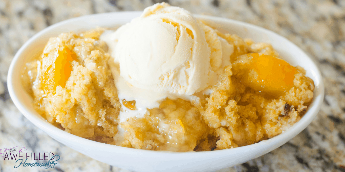 Instant Pot Peach Cobbler
 Instant Pot Peach Cobbler