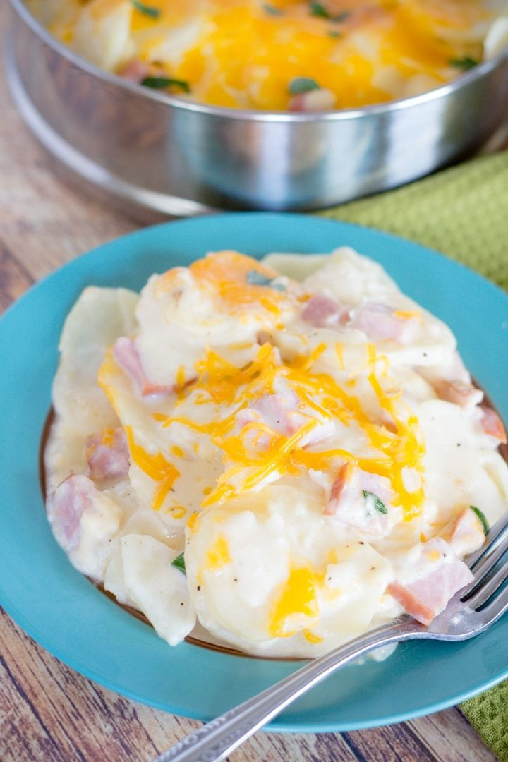 Instant Pot Scalloped Potatoes And Ham Recipe
 Pin on Instant pot ham recipes