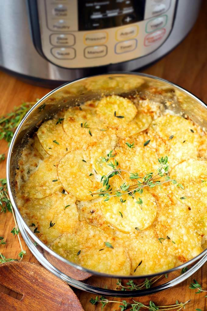 Instant Pot Scalloped Potatoes And Ham Recipe
 Instant Pot Cheesy Scalloped Potatoes