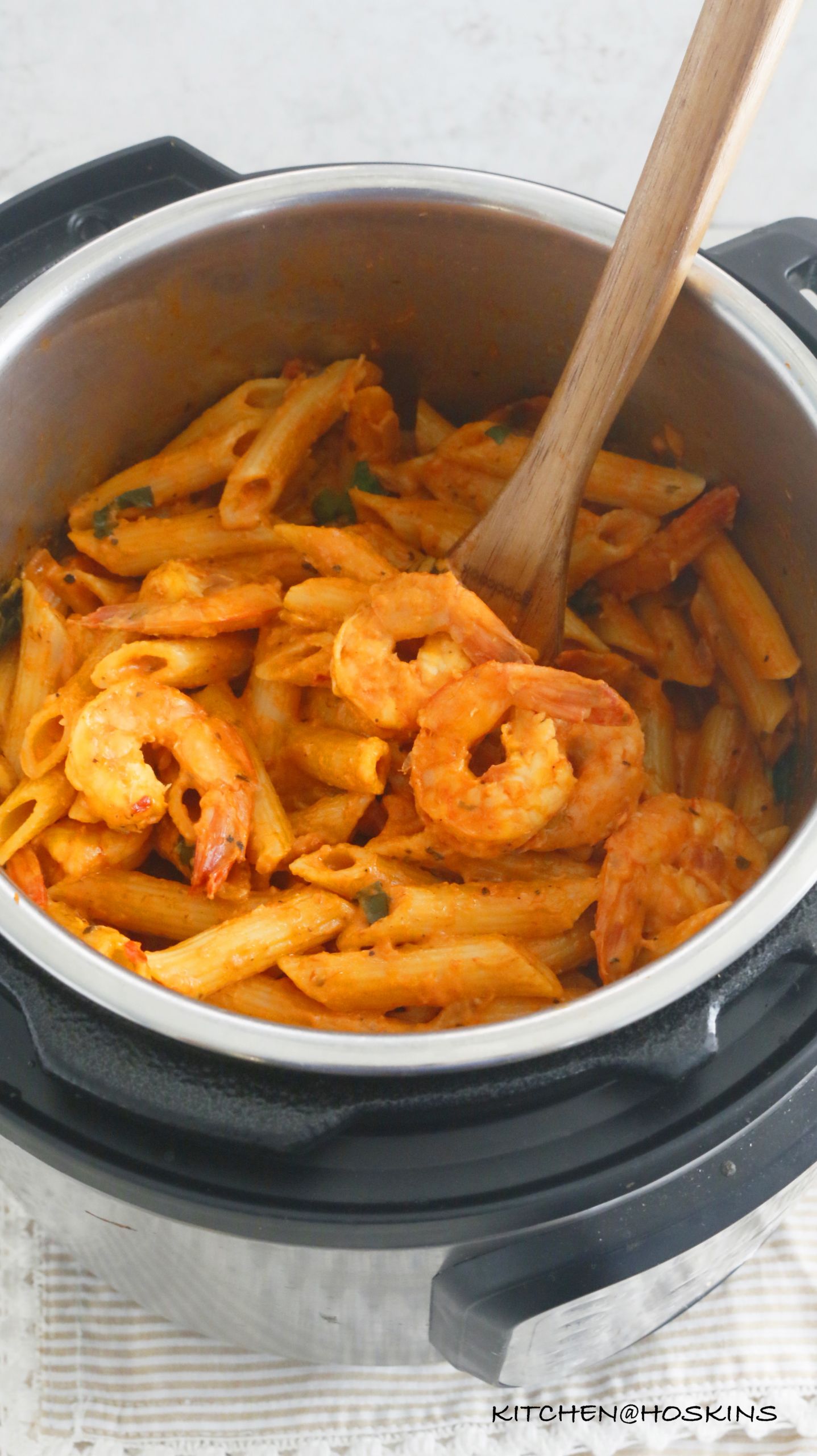 Instant Pot Shrimp Pasta
 Instant Pot Shrimp Pasta with Tomato Cream Sauce Kitchen