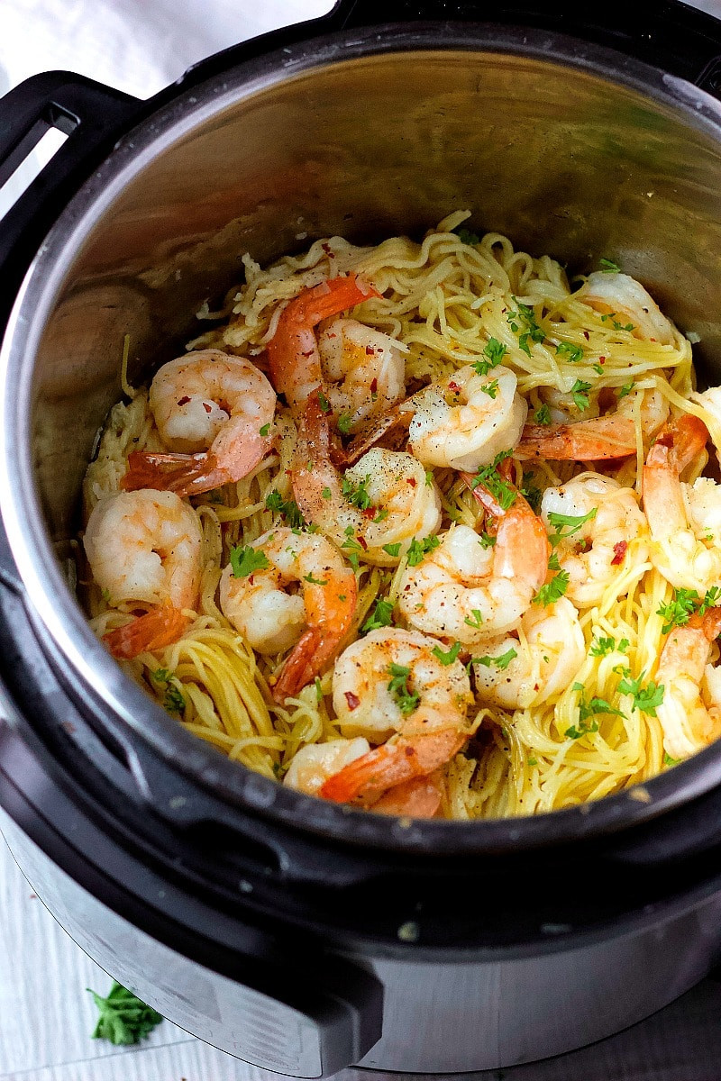 Instant Pot Shrimp Pasta
 Instant Pot Shrimp Scampi