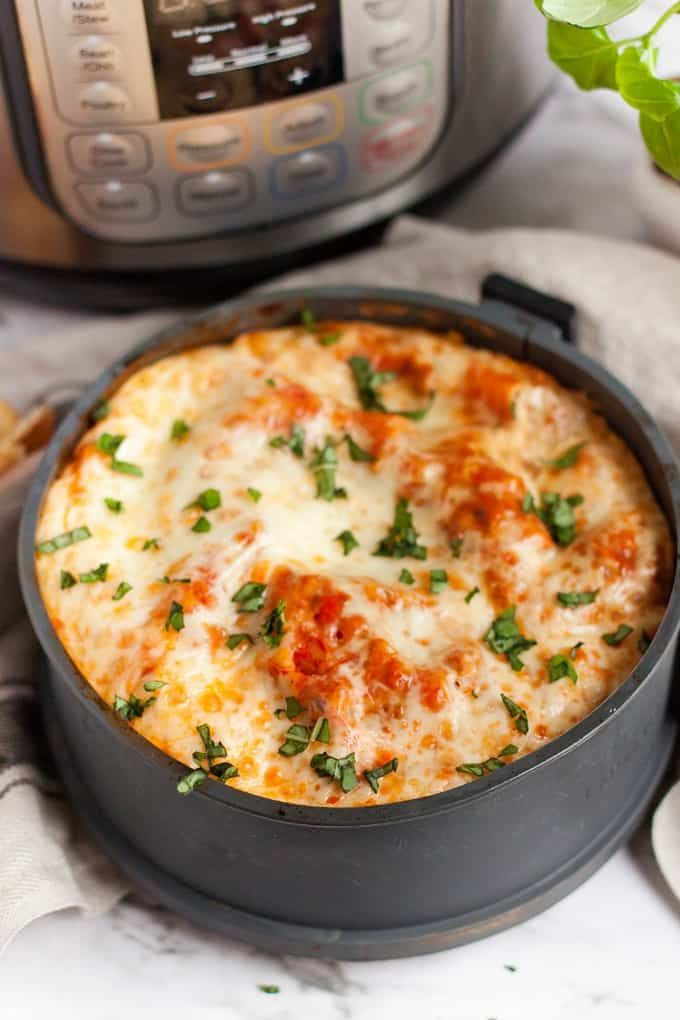 Instant Pot Springform Pan Recipes
 Instant Pot Lasagna in springform pan