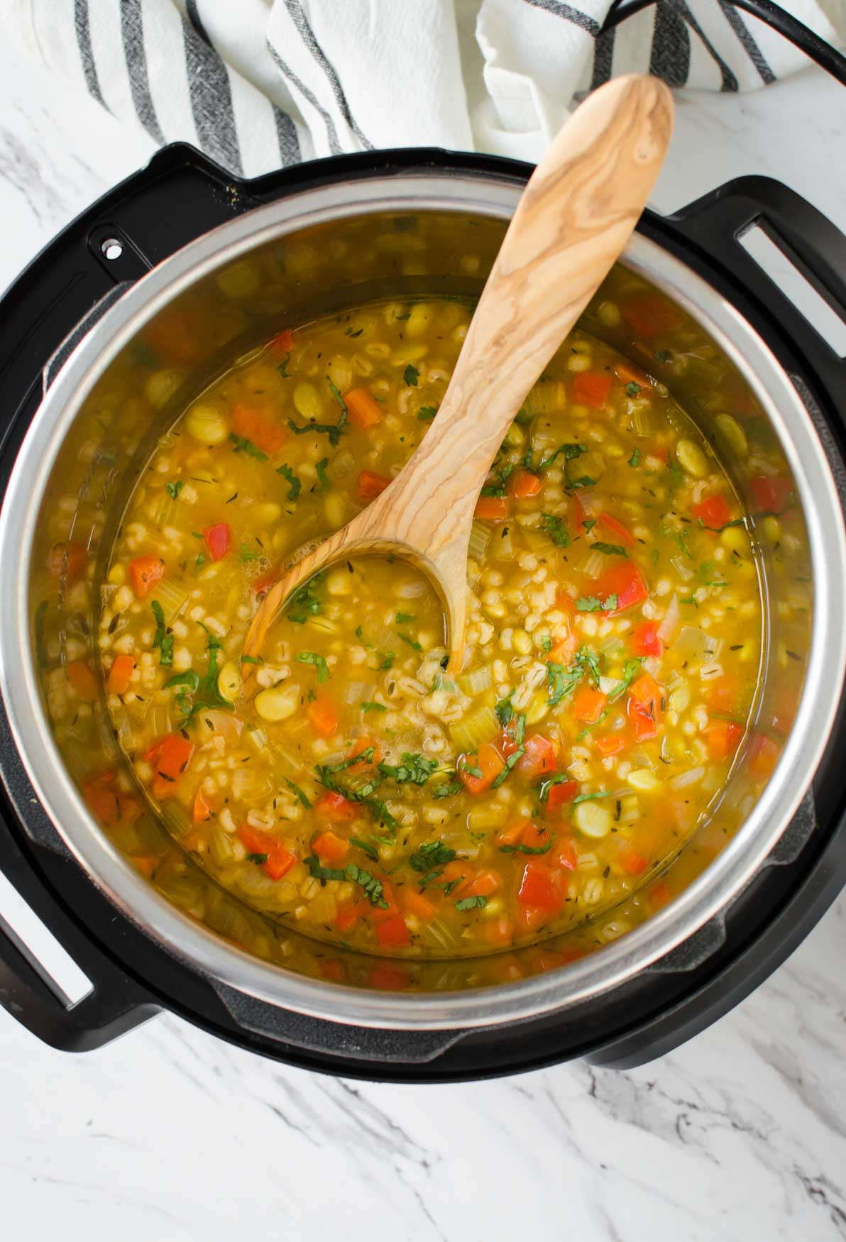 Instant Pot Vegetable Soup Recipes
 Nutricious Instant Pot Ve able Barley Soup