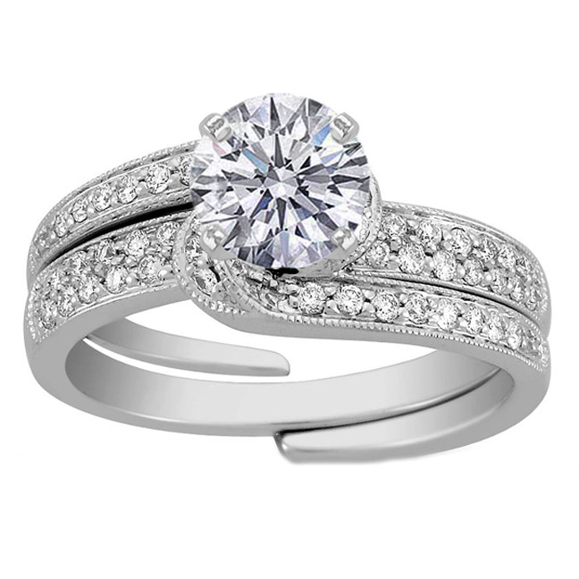 Interlocking Wedding Rings
 Interlocking Engagement Rings from MDC Diamonds NYC