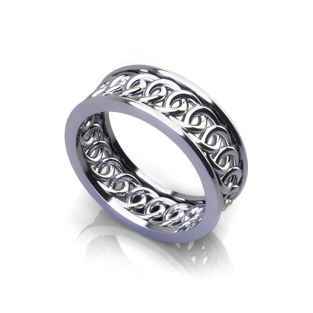 Interlocking Wedding Rings
 Interlocking Circle Wedding Ring Jewelry Designs