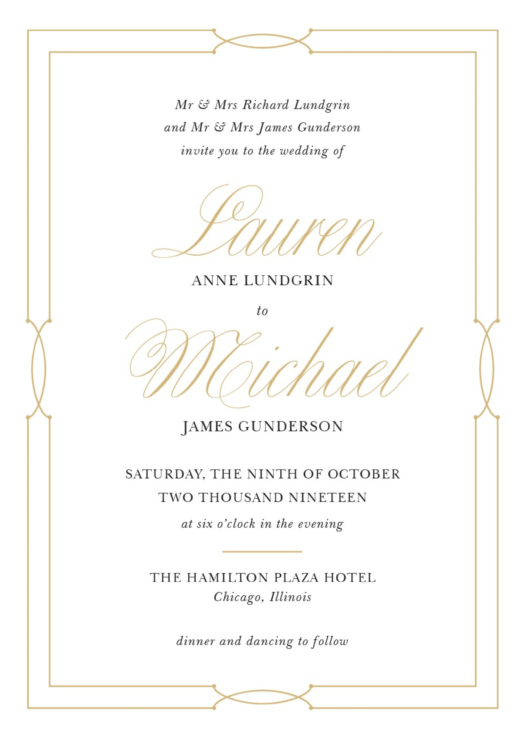 Invitation Wording Wedding
 Wedding Invitation Etiquette