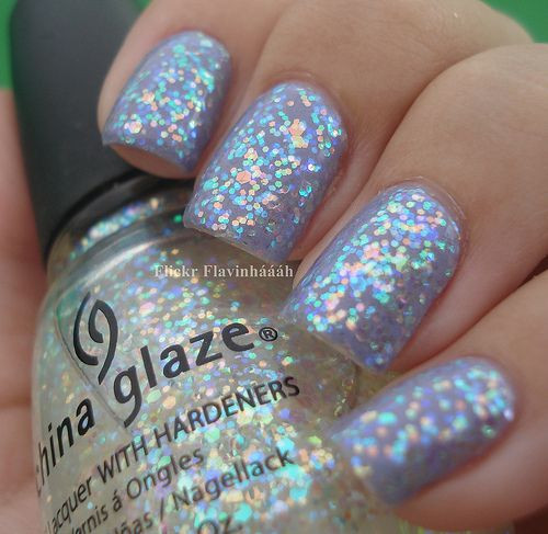 Iridescent Glitter Nails
 iridescent glitter nails Pretty Polish