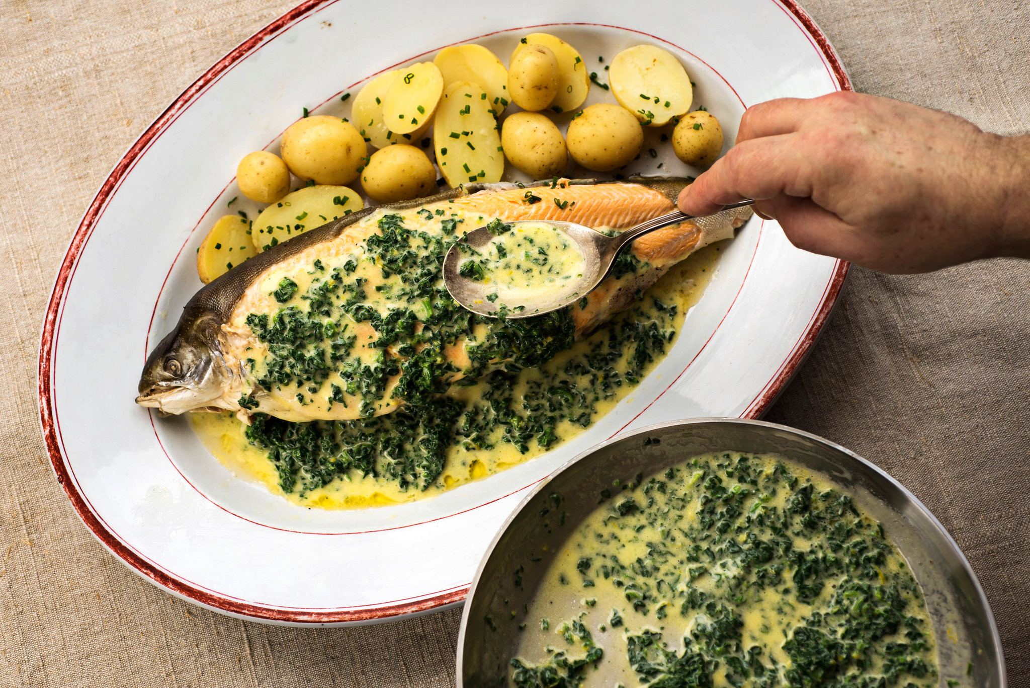 Irish Fish Recipes
 Arctic Char with Spinach Butter Recipe NYT Cooking