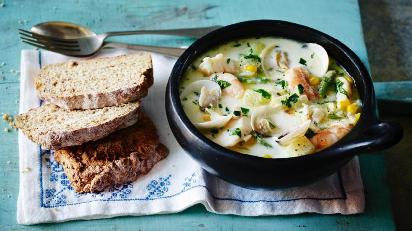 Irish Fish Recipes
 Irish fish chowder with soda bread recipe BBC Food