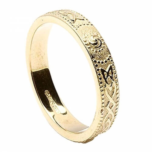 Irish Wedding Ring
 Narrow Irish Wedding Ring