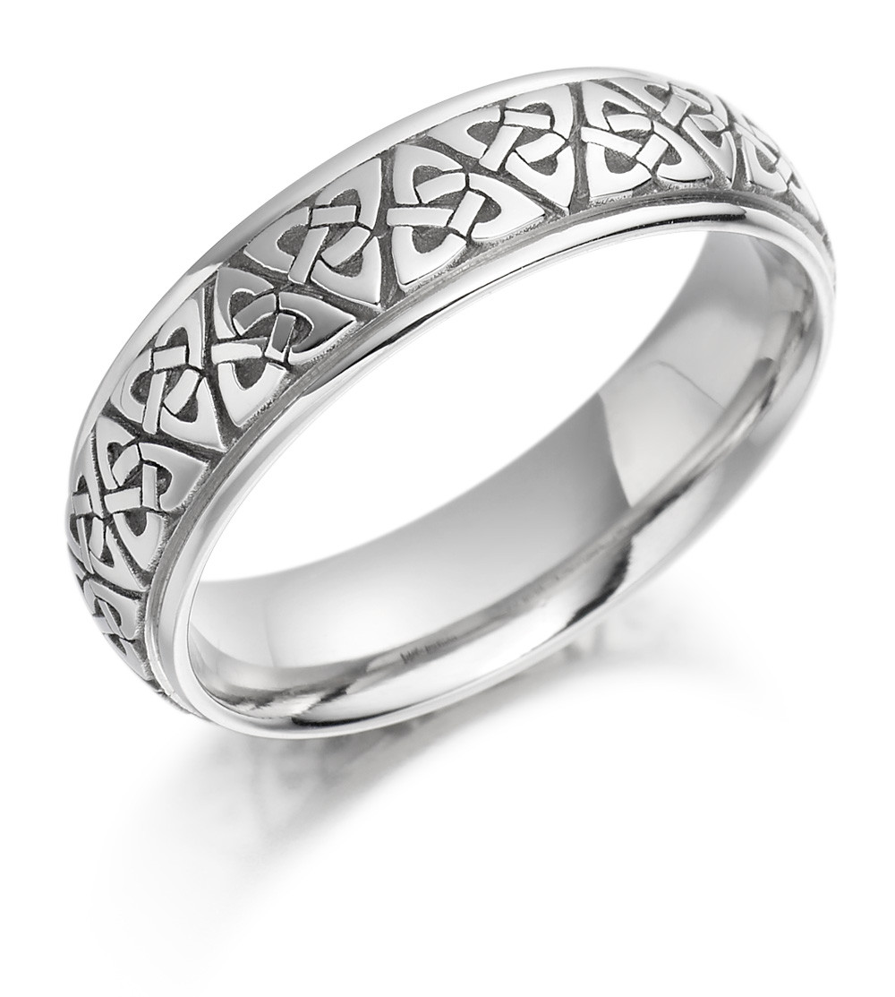 Irish Wedding Ring
 Irish Wedding Ring La s Gold Trinity Knot Celtic