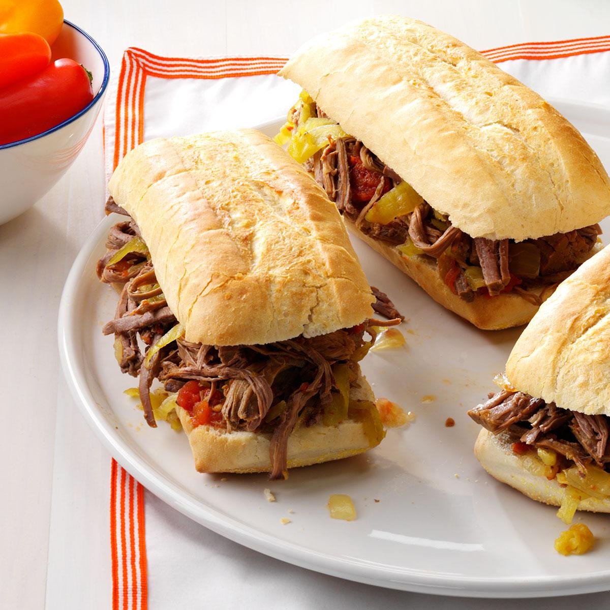 Italian Beef Sandwiches Recipe
 Family Favorite Italian Beef Sandwiches Recipe