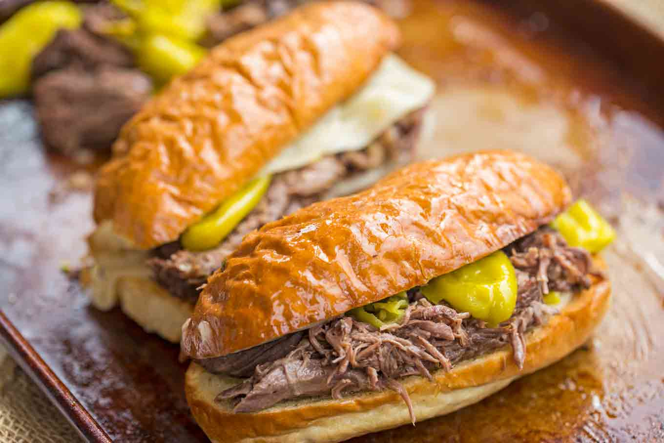 Italian Beef Sandwiches Recipe
 Italian Beef Dinner then Dessert